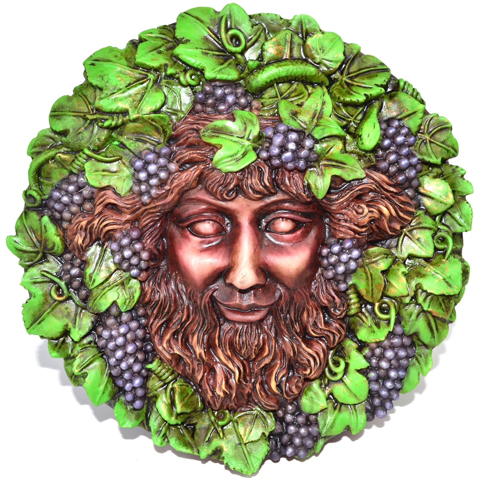 (image for) 5" Bacchus wall plaque