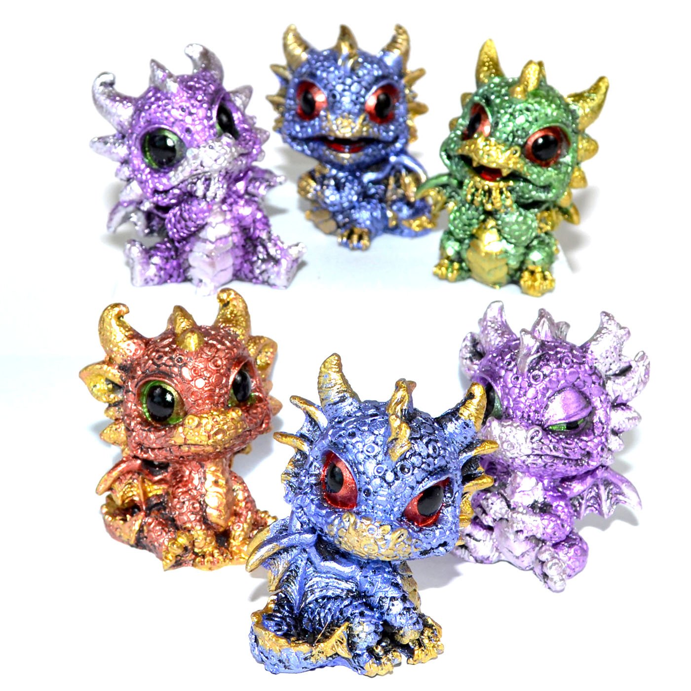 (image for) (set of 6) 1 3/4" Baby Dragons